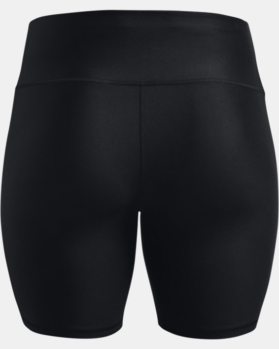 Women's HeatGear® Armour Bike Shorts, Black, pdpMainDesktop image number 5